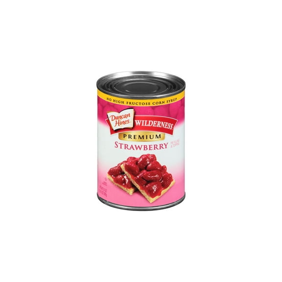 Duncan Hines Wilderness Strawberry Pie Filling and Topping 21oz (Pack of 24)