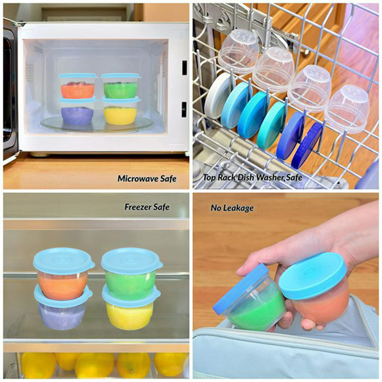 Leakproof Baby Food Storage Box Premium Small Plastic Containers with Lids Lock in Nutrients & Flavor Snack Containers for Kids