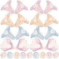thumbnail image 4 of TABLETREANDS 100Pcs Jewelry Beads for Making Jewelry Acrylic Trumpet Flower Shape Lavender, 4 of 8