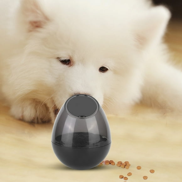 Dog Feeder, Leakage Food Ball, Gravity Sphere Structure Pet Park Play For Home Toy Dogs Cat Puppy Black