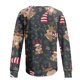 thumbnail image 4 of Gibobby Sudadera con cremallera Mujer Sudaderas con cremallera informales a rayas navideñas largas para mujer, sudaderas con capucha y sudaderas con mangas estampadas para mujer (Negro, S), 4 of 5