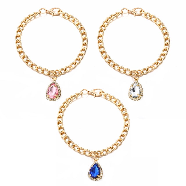 Desiderio Collar de gato con colgante de diamantes de imitación en forma de corazón, ligero y ajustable, con diamantes brillantes, linda niña, boda, fiesta de cumpleaños