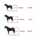 thumbnail image 5 of Botas para tendones de caballo, con carcasa de PU y forro de neopreno, para patas delanteras y traseras Delantero + Trasero Negro M, 5 of 8