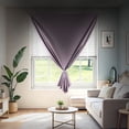 thumbnail image 4 of SUYOLL Blackout Curtains for Bedroom and Living Room,Portable Self‑Adhesive Window Curtains, No‑Drill Hook And Loop Strip Drapes, Light Blocking Temporary Curtain Panels Home Use 100*170cm, 4 of 8