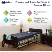 Medacure Alternating Pressure Low Air Loss Mattress with Pump for Hospital Beds - 80 x 36 x 8 (Twin)