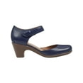 thumbnail image 4 of Easy Spirit Womens Clarice Leather Block Heel Mary Jane Heels, 4 of 5