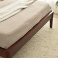 thumbnail image 7 of Stella Solid Pine Wood Full Platform Bed Frame - Mahogany, 7 of 7