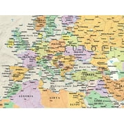 Swiftmaps Laminated RMC Classic Edition World Wall Map Poster, 50 x 32
