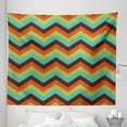 thumbnail image 1 of Chevron Tapestry, Vintage Zigzag Pattern Royal Jagged Regular Limitless Simple Traces Art Work, Fabric Wall Hanging Decor for Bedroom Living Room Dorm, 5 Sizes, Multicolor, by Ambesonne, 1 of 1