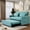 Light Blue, variant on Gray Velvet 3-in-1 Loveseat / Soft Seating and Easy Charging