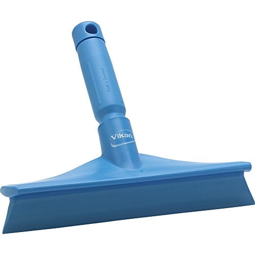 Vikan Squeegee,Ultra Hygiene,Table,10",PP/RB,BL, 7125, Blue 7125 Blue