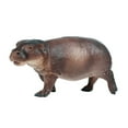 thumbnail image 5 of WHAMVOX  Hippo Decoration Creative Ornament Figurine Model Kiss Child, 5 of 8