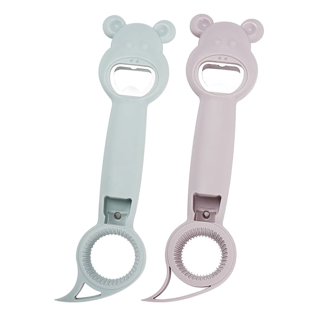 Dvkptbk Bottle opener 4 1 Manual Lid Remover Multifunctional Bottle Opener Kitchen Accessories Beer Bottle Opener 2pcs