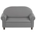 thumbnail image 2 of SoftZone® Little Lux Pre-School Sofa - Grey, 2 of 7