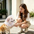 thumbnail image 4 of 2Pcs Headgear For Dogs Soft Protection Net For Dogs For Small Medium Dogs Anti Eating Pet Headgear For Cats Cats Walks Camping Outdoor Travel Pet Supplies 9.84X9.84" New, 4 of 5