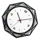 thumbnail image 3 of Reloj de pared poligonal Reloj de pared acrílico decorativo para sala de estar y dormitorio ultra silencioso sidaley HA1379-00B, 3 of 6