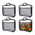 thumbnail image 2 of Bolsa Organizadora de Juguetes de 4 Piezas para Ladrillos, Juego de Bloques de PVC Transparente con Cremallera, Estuche Impermeable para Juegos de Mesa., 2 of 5