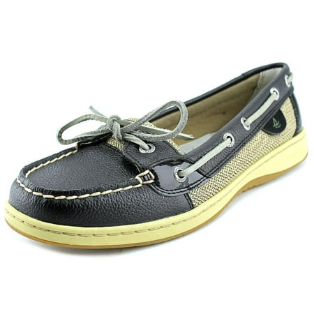 sperry black boat shoes