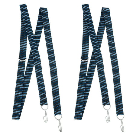 

2pcs Bike Luggage Bungee Strap Adjustable Elastic Bungee Cord Straps with Hooks