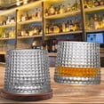 thumbnail image 2 of Set de vasos para whisky BOLESTA, vaso giratorio, cristal, 160 ml, 2 of 9