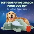 thumbnail image 4 of PET FULED Heartbeat Plush Toy for Dogs - Soft Cuddle Companion with Soothing Heartbeat, Washable - Comfort for Puppies & Adult Pets (Gem Dragon Design), 4 of 5