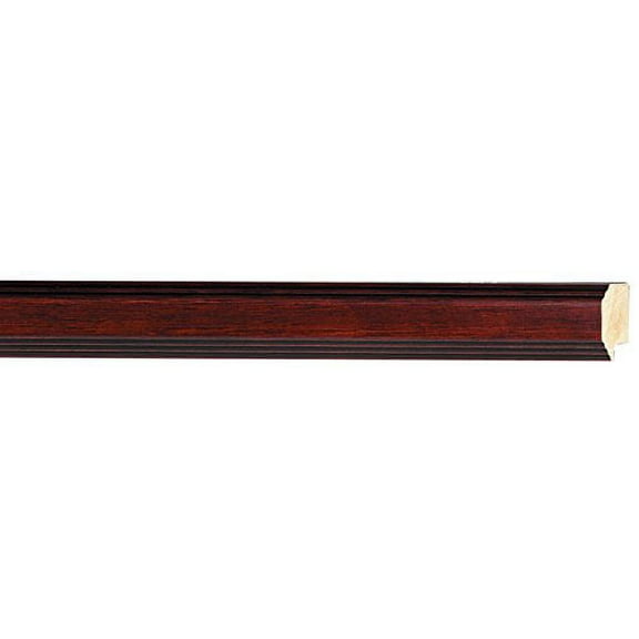 Picture Frame Moulding (Wood) 100Ft Bundle - Traditional Mahogany Finish - 1.125" Width - 1/2"