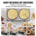 thumbnail image 4 of KFFKFF Dual-Head Crepe Maker Machine, 16" Electric Griddle, 3400W Pancake Griddle Precise Temperature Control for Pancakes, Desktop Use, 4 of 9