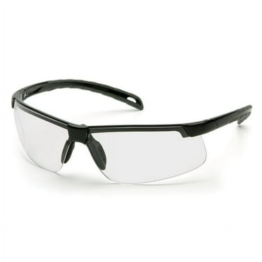 Pyramex Ever-Lite Ever-Lite Safety Glasses w/Clear H2MAX Anti-Fog Lens, Black, S