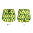 thumbnail image 5 of Picia Kiwi and Avocado Pattern Women's 2 in 1 Athletic Running Shorts High Waisted Workout Casual Gym Sweat Shorts with Comfy Liner Zipper Pockets-X-Large, 5 of 9