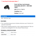 thumbnail image 2 of Front Left Door Lock Actuator - Compatible with 2015 - 2020 GMC Yukon 2016 2017 2018 2019, 2 of 2