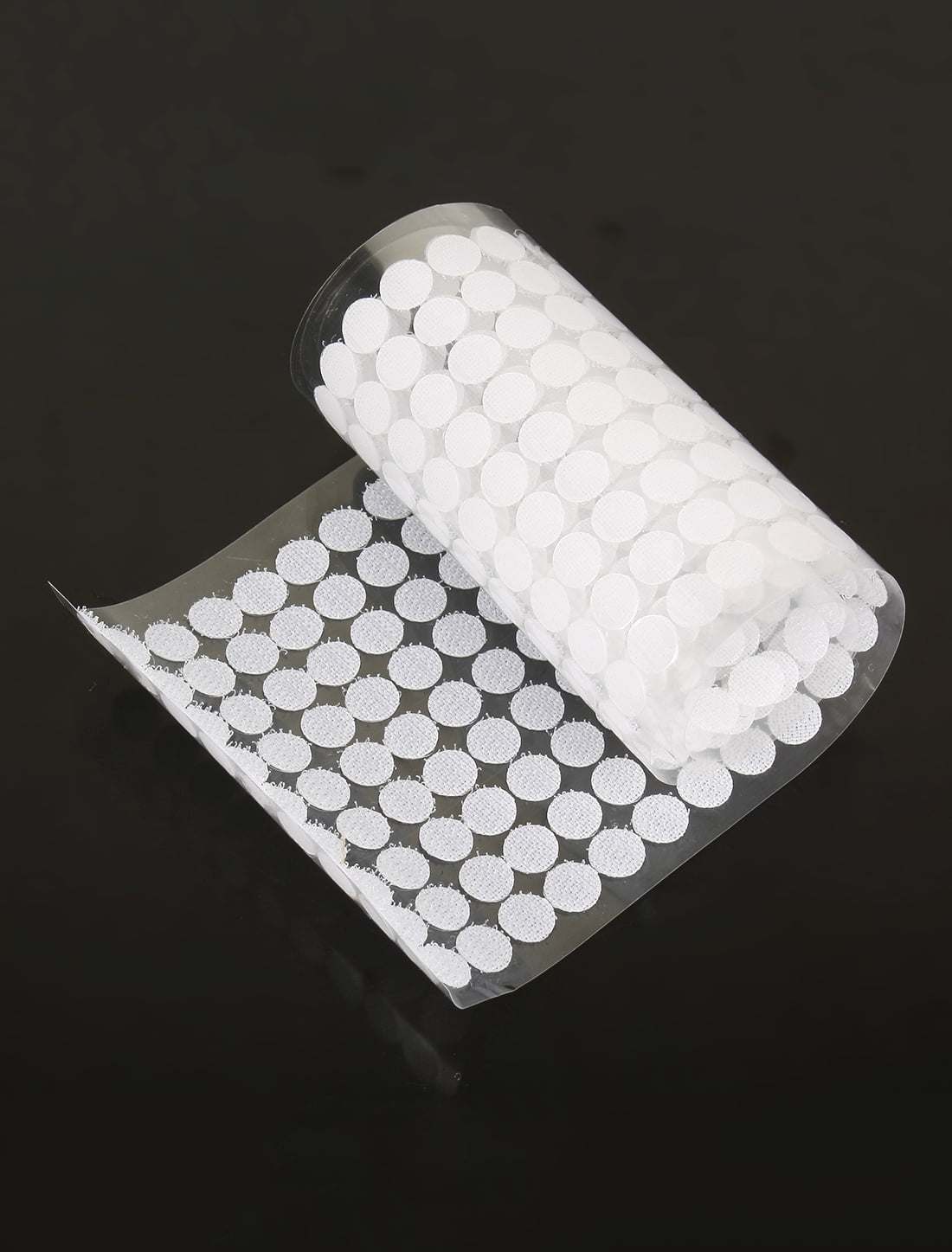 Unique Bargains Round Dots Sticky-Back Hook and Loop 450 Pairs Self Adhesive