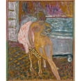 thumbnail image 3 of Pierre Bonnard 20x23 Black Modern Framed Museum Art Print Titled - Woman to Her Toilet (1933), 3 of 5