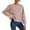 Pink, variant on Women's Fashion Casual Crew Neck Pullover Long Sleeve Bolded Knit Sweater, Chunky and Warm, Great for Everyday Use and Seasonal Activities,Beige,L