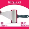 thumbnail image 2 of WBM Lint Roller Refills, Replacement Lint Roller Sheets, Pack of 6, Total Sheets 360, 2 of 6