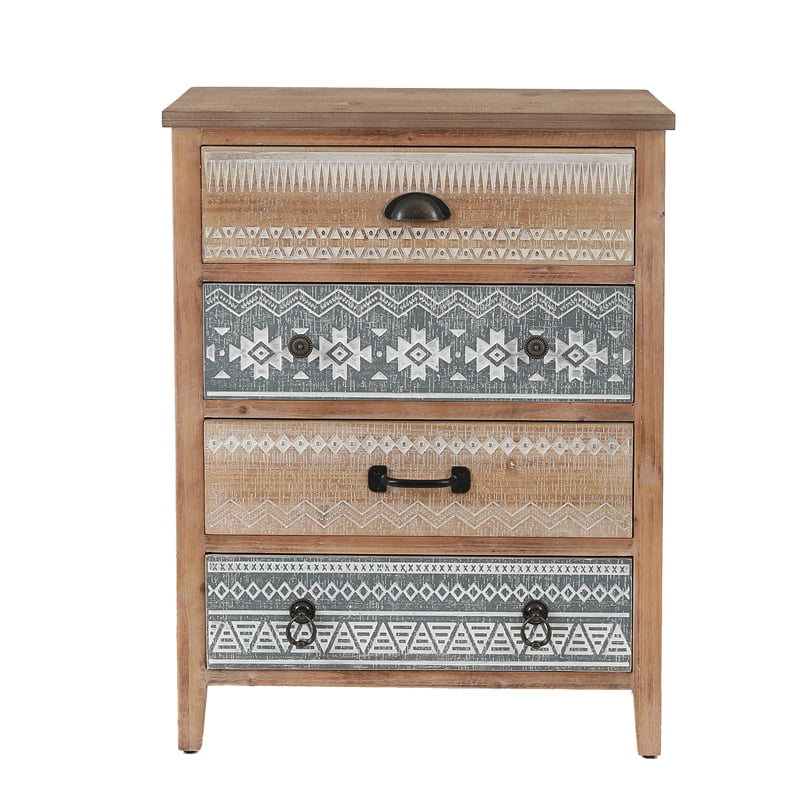 Natural Wood Accent Chest
