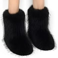 thumbnail image 2 of Women's Warm Faux Fur Boots Furry Short Snow Boots, Mid-Calf Flat Shoes for Outdoor Wear, 2 of 13