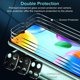 thumbnail image 2 of Pack de 3 Protectores de Pantalla de Vidrio Templado para Xiaomi Redmi 10C / Xiaomi Poco C40, con 3 Piezas Protector de Cámara Trasera, Vidrio de Dureza 9H, Anti-Arañazos, Sin Burbujas Sailing  Electrónica, 2 of 5