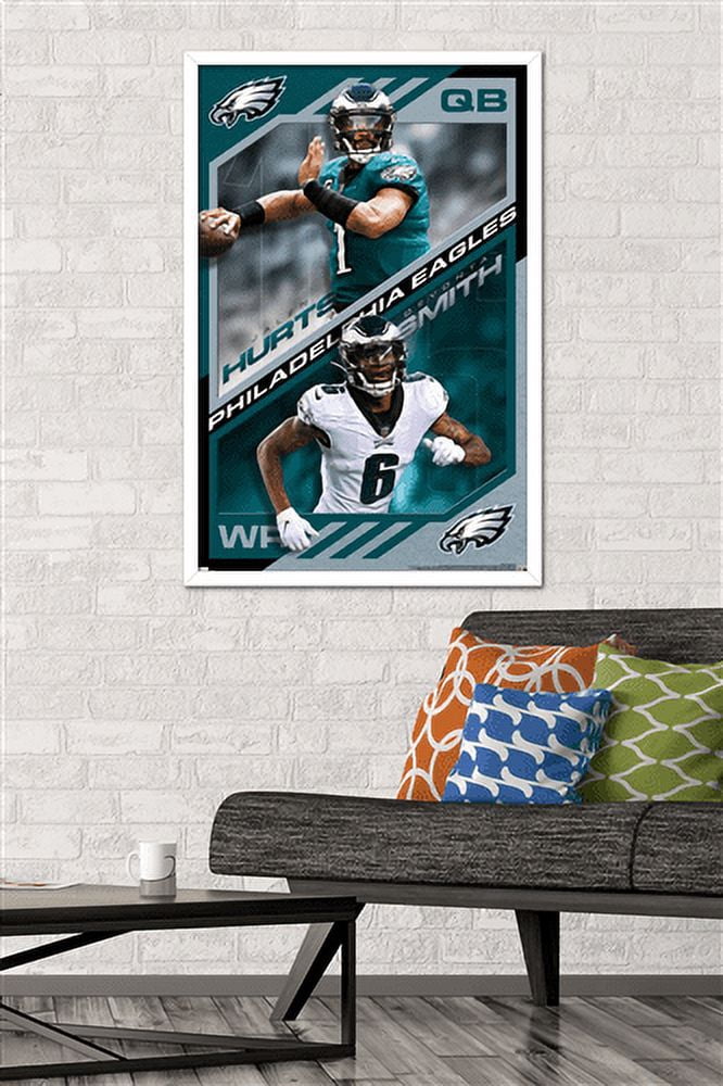 NFL Philadelphia Eagles - Dynamic Duo 21 Wall Poster, 22.375" x 34", Framed