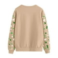 thumbnail image 5 of Mifsaly Womens St Patricks Sweatshirts Shamrock Print Long Sleeve Shirt Lightweight Loose Tunic Blouse Funny Festival Causal T-Shirts Going Out Spring Pullover Tops 2026 Trendy Classic Outfits XXL, 5 of 5