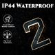 thumbnail image 5 of Solar-powered Digital Doorplate Waterproof LED Address Number Sign, 5 of 7