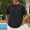 Black, variant on Men's Suede T-Shirts Tee, Short Sleeve Casual Bamboo Print Crew Neck Summer Tops for Men Dark Gray