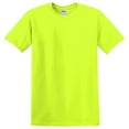 thumbnail image 5 of Gildan High Visibility Work Shirt for Men, Short Sleeve Crewneck T-Shirt, Safety Green, 2 Pack, 5XL, 5 of 6