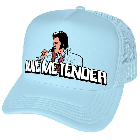Elvis Love Me Tender Foam Snapback Trucker Hat - Unisex for Men and Women