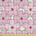 thumbnail image 2 of Ambesonne Cherry Blossom Fabric by the Yard Upholstery, Sakura Plain Back, 1 Yard, Soft Pink Magenta, 2 of 5