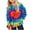 Rouge, variante sur Chemises pour Garçons, Haut à Manches Longues Col Rond Décontracté pour Garçons Filles, Sweat à Capuche pour Enfants