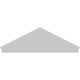 thumbnail image 5 of Ekena Millwork 86"W x 28-3/8"H x 2-3/4"P (Pitch 6/12) Peaked Cap 3 Spoke Architectural Grade PVC Combination Pediment, 5 of 8