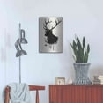 thumbnail image 4 of Luxe Metal Art 'Elk' by Nicklas Gustafsson, Metal Wall Art, 16"x24", 4 of 9