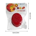 thumbnail image 2 of 2026 Edition Realistic Fruit Jelly Squishy, Translucent Mandarin and Raspberry Fidget - Office Stress Relief, Hand-Pinching Sensory Toys, Soft Squeeze Decompression Dough for Adults, 2 of 5