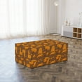 thumbnail image 3 of Cat Foldable Mattress, Orange Cheerful Kitties, 74.8" x 39.4", Umber Marigold, by Ambesonne, 3 of 6