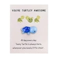 thumbnail image 2 of Clearance! Pocket Hug Turtle You're Turtley Inspirational Gift With Card Thank You Note Cards Greeting Card Sea Turtle Figure Pocket Hug Gift For Friends And Family Cards, 2 of 7